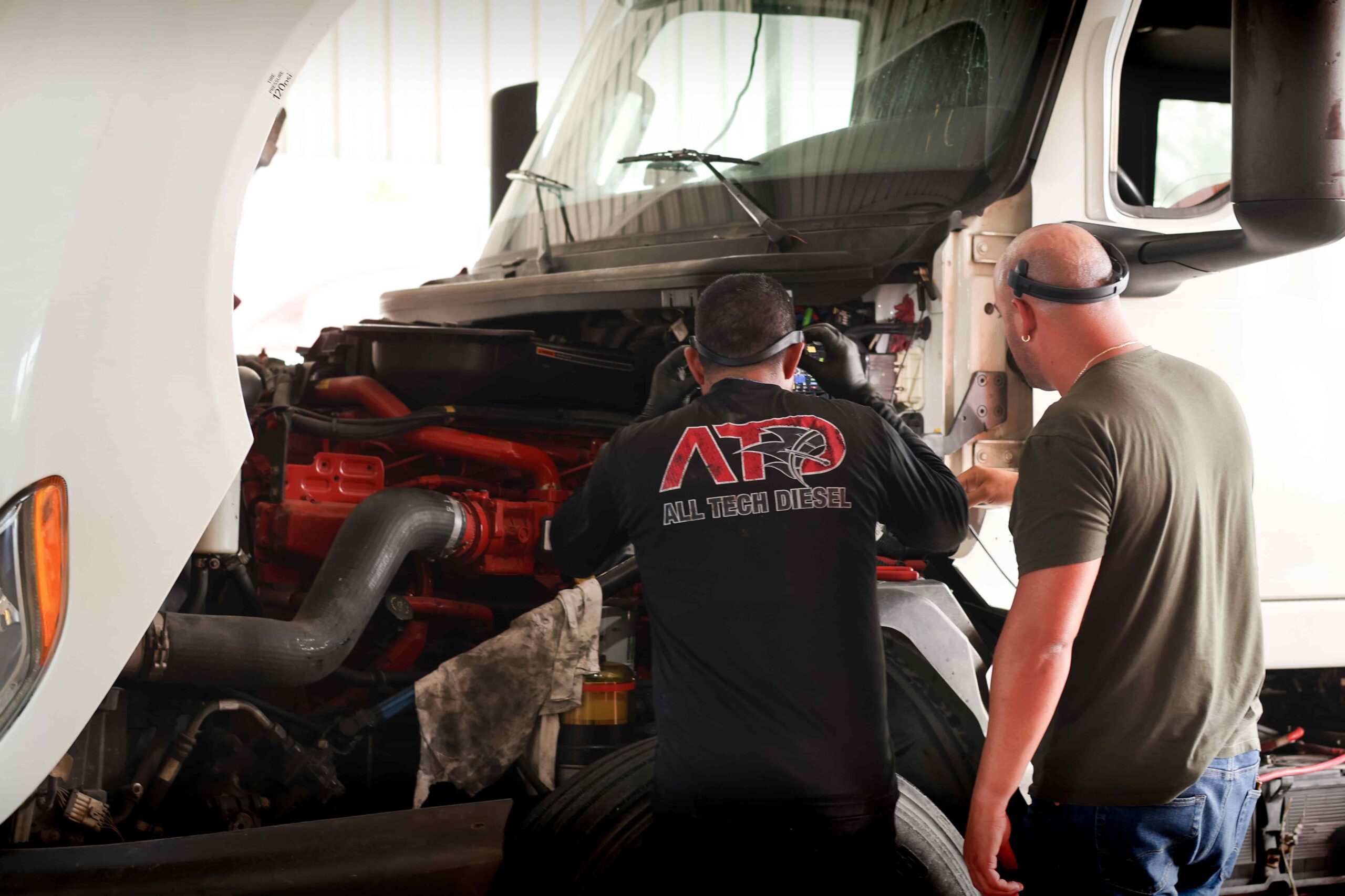 Commercial diesel truck fleet maintenance Houston Texas AllTech Diesel